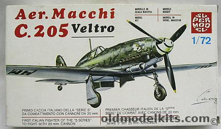 Supermodel 1/72 Aer. Macchi C.205 Veltro (C-205), 10-013 plastic model kit